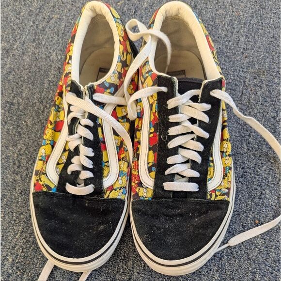 Vans The Simpsons Bart Simpson shoes Men's 10 - Picture 1 of 4